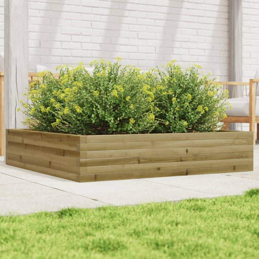 Plantekasse 110x110x23 cm impregnert furu