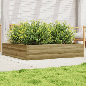 Plantekasse 110x110x23 cm impregnert furu