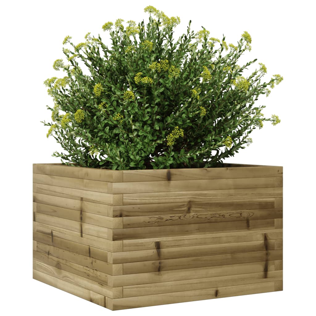 Plantekasse 70x70x45,5 cm impregnert furu