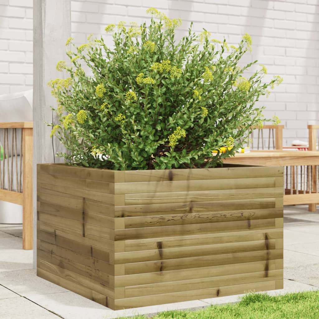 Plantekasse 70x70x45,5 cm impregnert furu