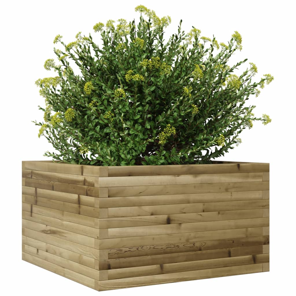 Plantekasse 80x80x45,5 cm impregnert furu