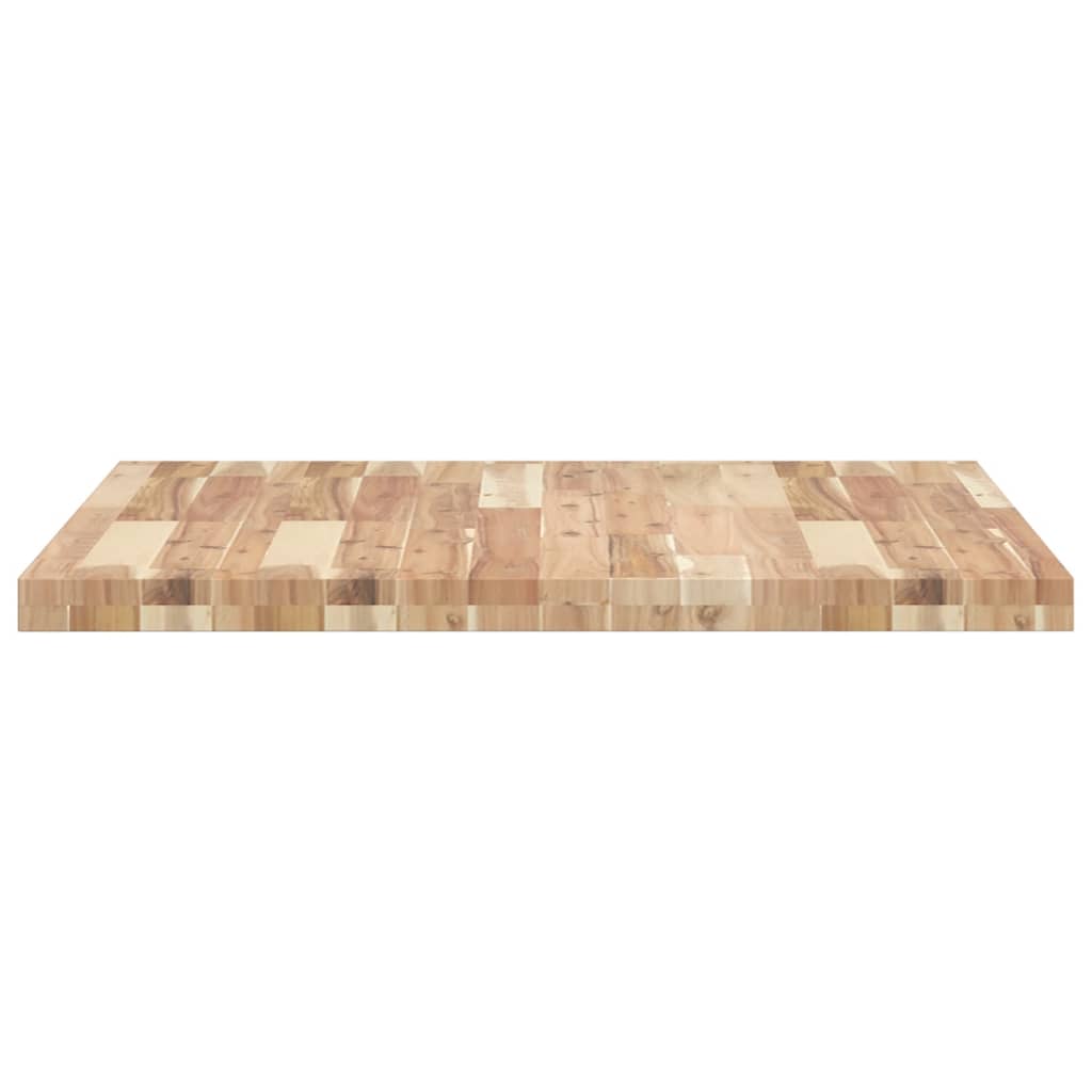 Bordplate firkantet 80x80x4 cm heltre akasie