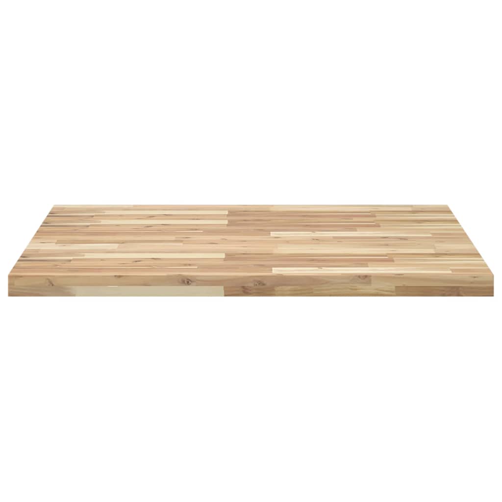 Bordplate firkantet 90x90x4 cm heltre akasie