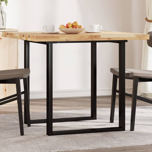 Bordplate firkantet 90x90x4 cm heltre akasie