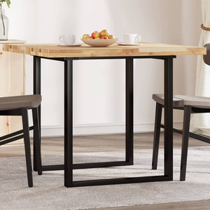 Bordplate firkantet 90x90x4 cm heltre akasie