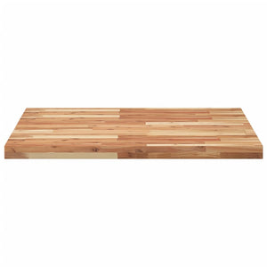 Bordplate firkantet 80x80x4 cm heltre akasie