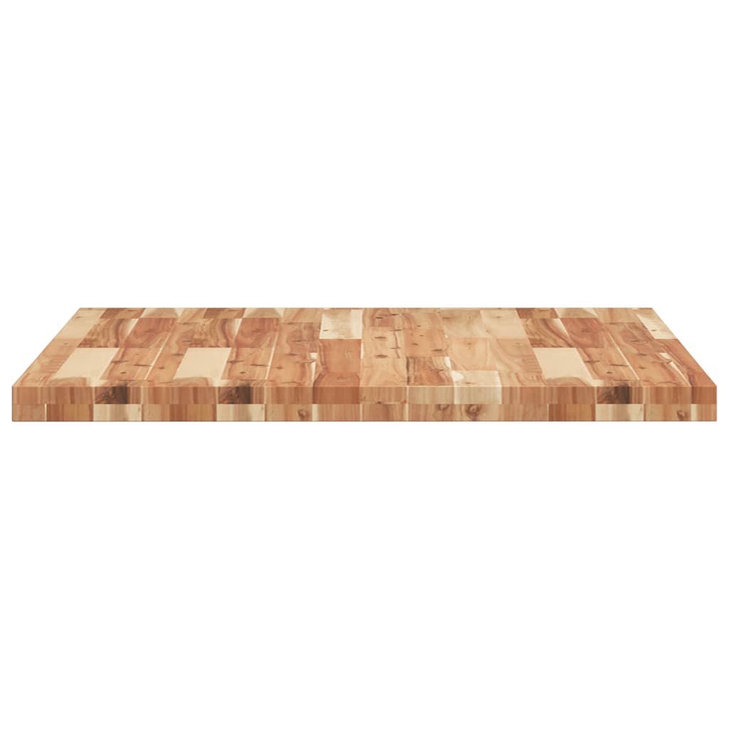 Bordplate firkantet 80x80x4 cm heltre akasie