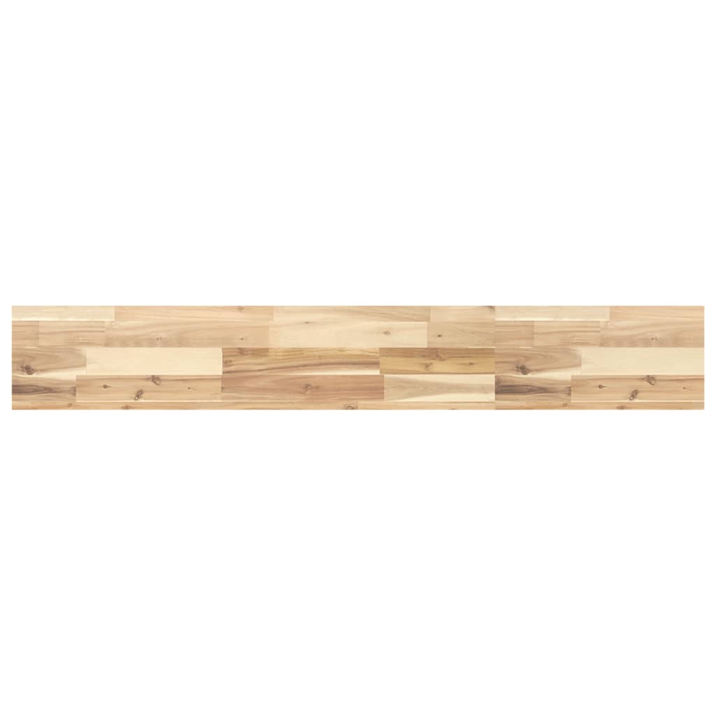 Bordplate 120x20x4 cm rektangulær heltre akasie