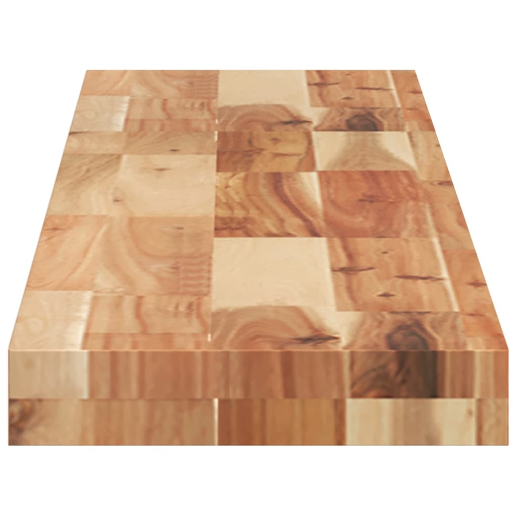 Bordplate 140x20x4 cm rektangulær heltre akasie