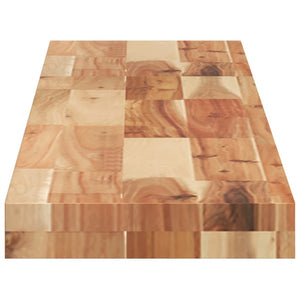 Bordplate 140x20x4 cm rektangulær heltre akasie