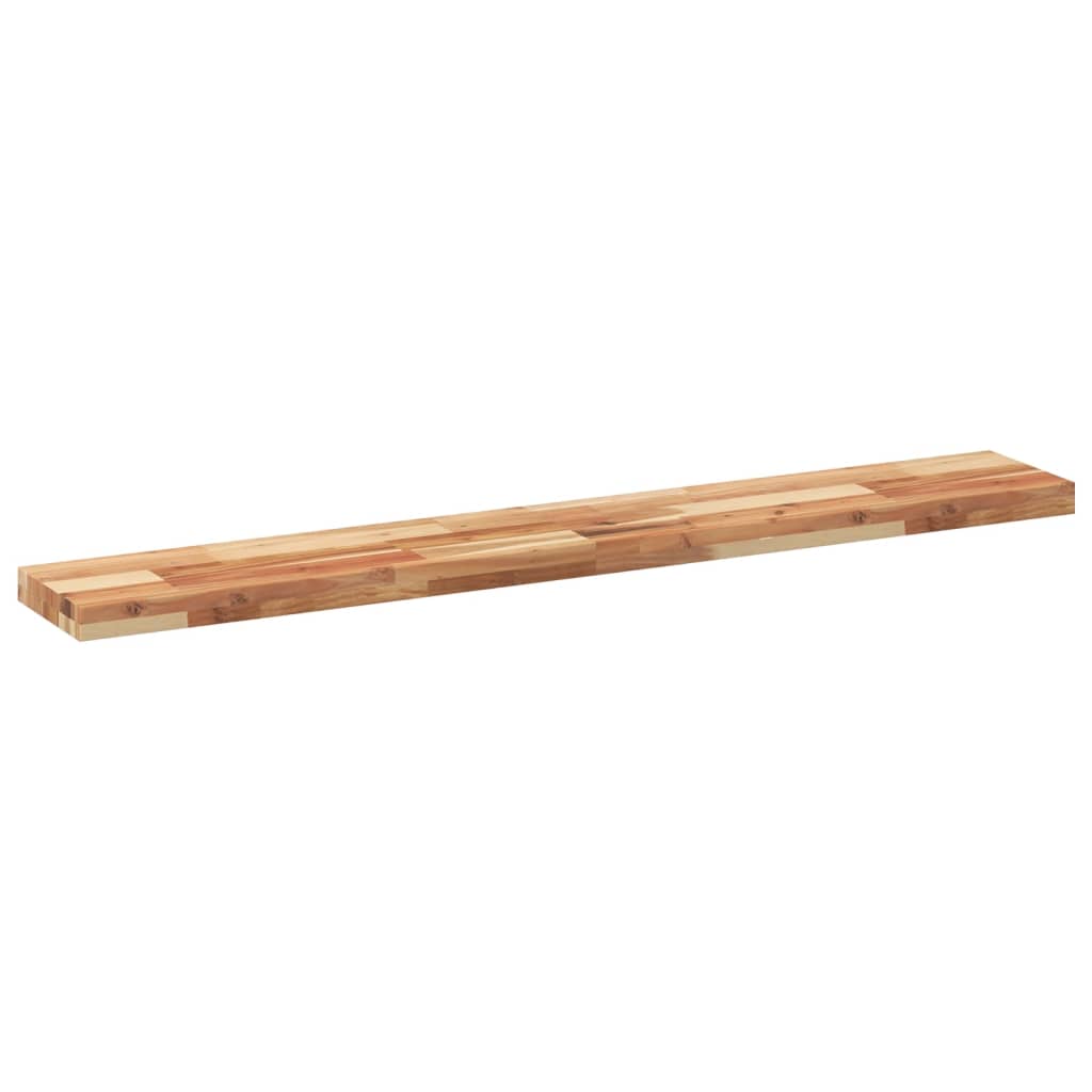 Bordplate 140x20x4 cm rektangulær heltre akasie