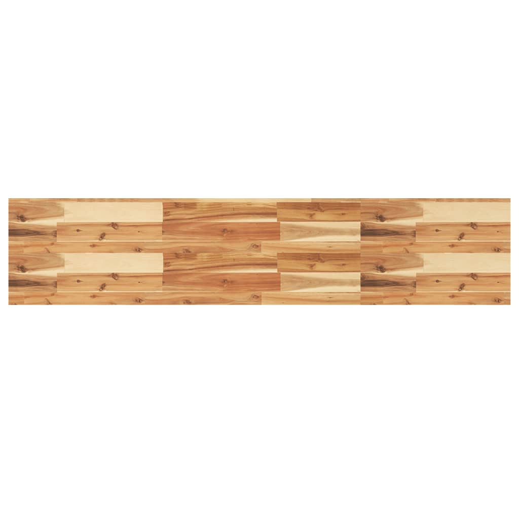 Bordplate 120x30x4 cm rektangulær heltre akasie