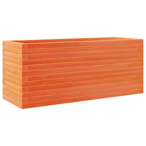 Plantekasse voksbrun 110x40x46 cm heltre furu