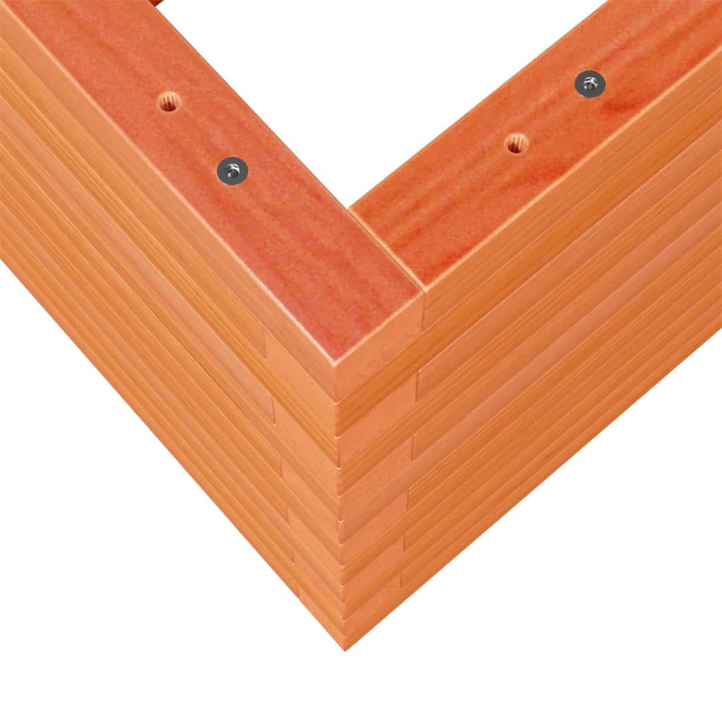 Plantekasse voksbrun 110x40x46 cm heltre furu