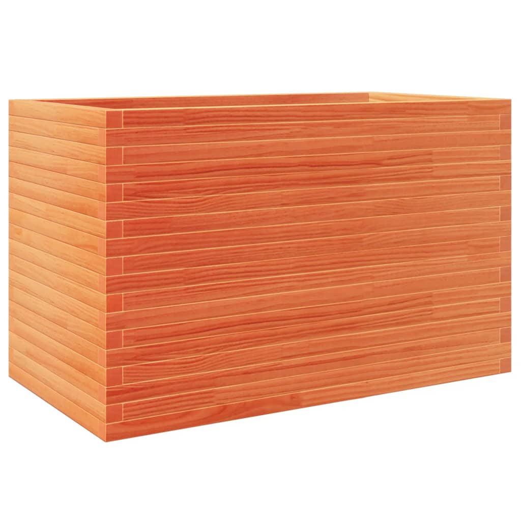 Plantekasse voksbrun 110x60x68,5 cm heltre furu