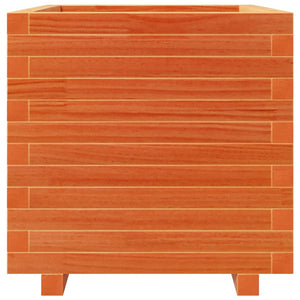 Plantekasse voksbrun 50x50x49,5 cm heltre furu