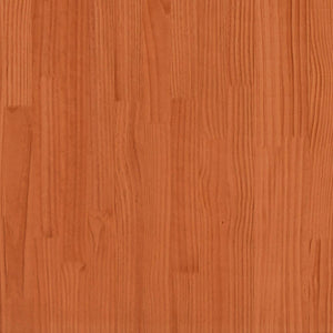 Plantekasse voksbrun 110x40x72 cm heltre furu