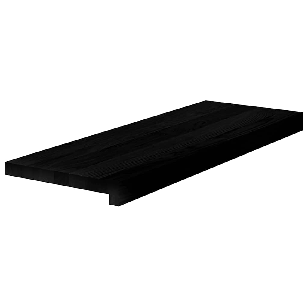 Trappetrinn 8 stk mørkebrun 70x30x2 cm heltre eik
