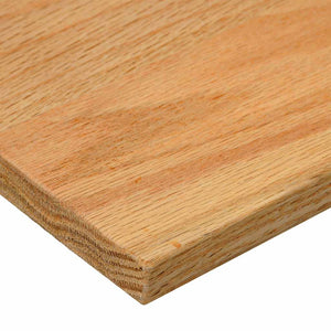 Trappetrinn 2 stk lysebrun 70x30x2 cm heltre eik