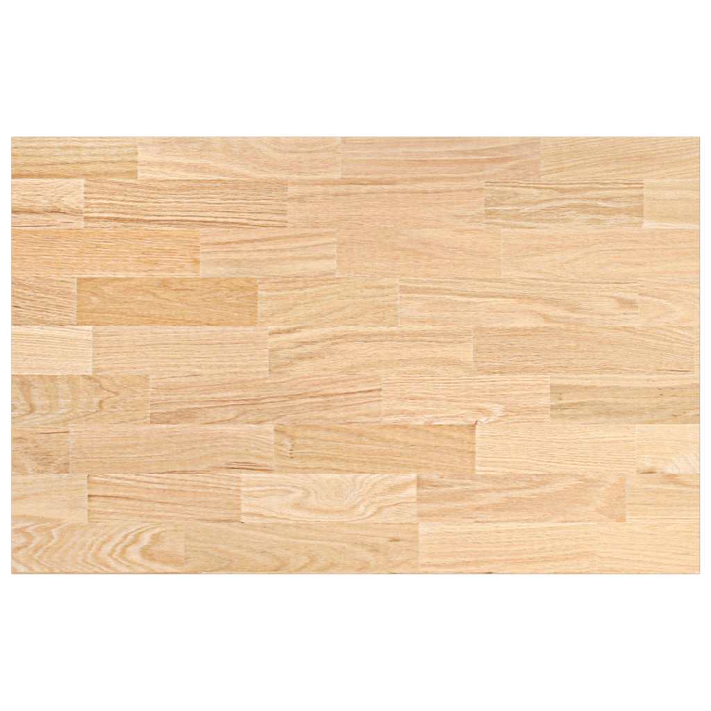 Kjøkken benkeplate rektangulær 100x63,5x4 cm heltre eik