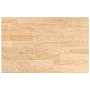 Kjøkken benkeplate rektangulær 100x63,5x4 cm heltre eik