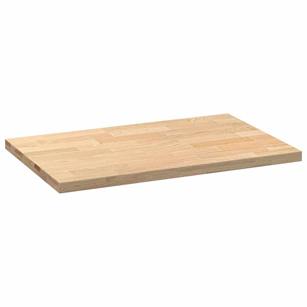 Kjøkken benkeplate rektangulær 100x63,5x4 cm heltre eik