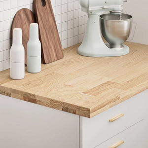 Kjøkken benkeplate rektangulær 100x63,5x4 cm heltre eik