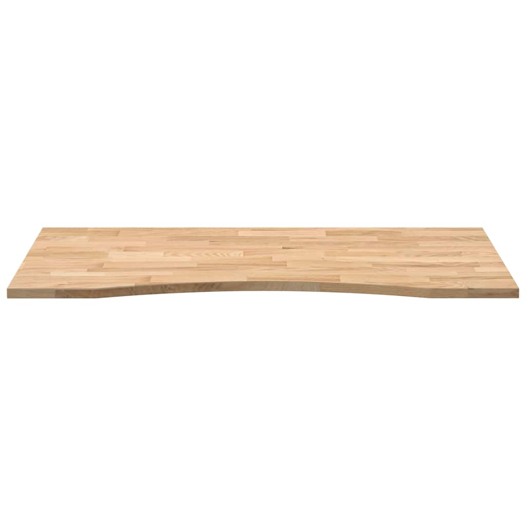 Bordplate rektangulær 120x60x2,5 cm ubehandlet heltre eik