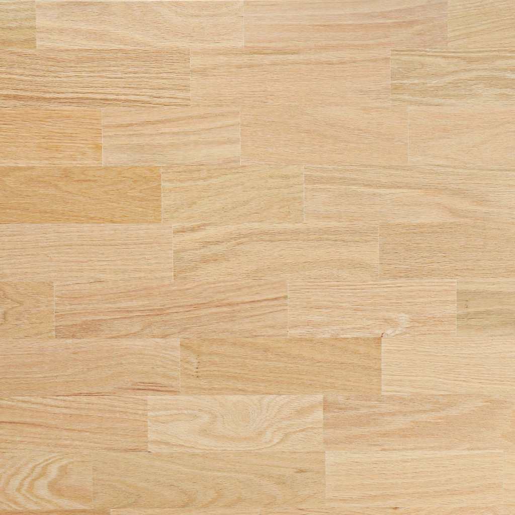 Bordplate rektangulær 100x80x2,5 cm ubehandlet heltre eik