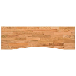 Bordplate lysebrun 160x50x2,5 cm rektangulær heltre eik