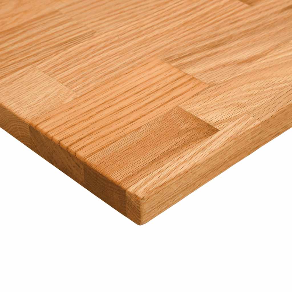 Bordplate lysebrun 160x50x2,5 cm rektangulær heltre eik