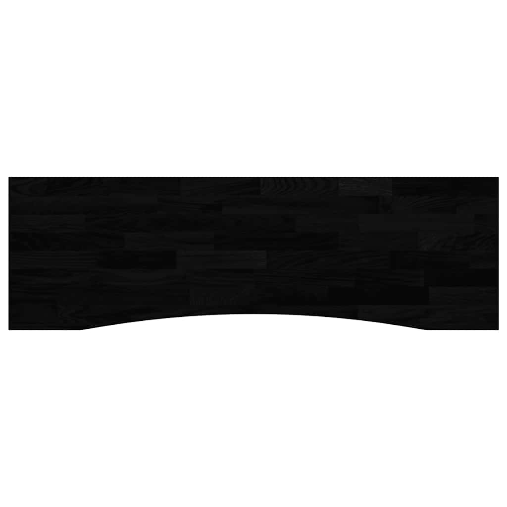 Bordplate mørkebrun 160x50x2,5 cm rektangulær heltre eik