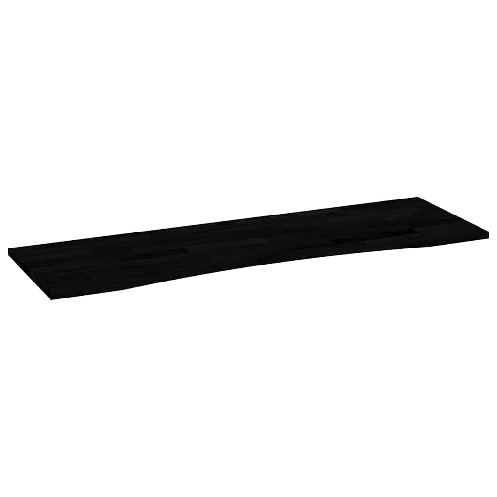 Bordplate mørkebrun 160x50x2,5 cm rektangulær heltre eik