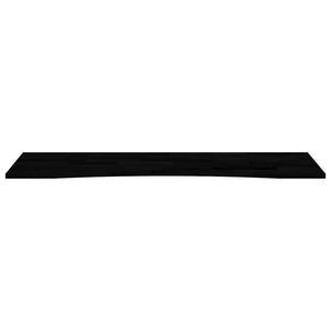 Bordplate mørkebrun 160x50x2,5 cm rektangulær heltre eik