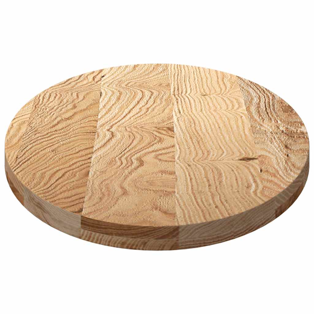 Bordplate 120x60x4 cm oval heltre eik