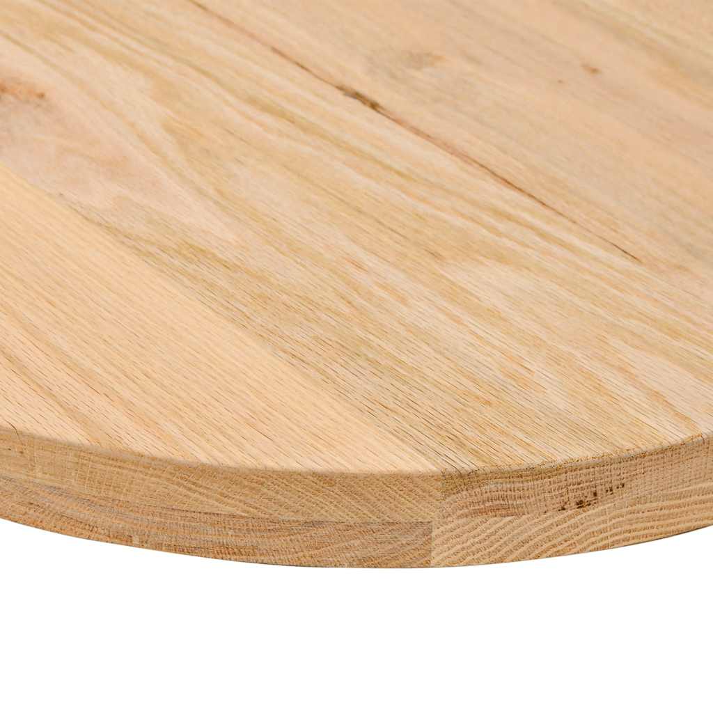 Bordplate 120x60x4 cm oval heltre eik