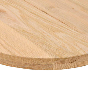 Bordplate 120x60x4 cm oval heltre eik