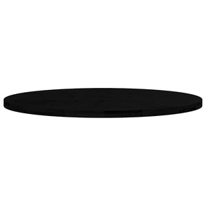 Bordplate mørkebrun 120x60x4 cm oval heltre eik