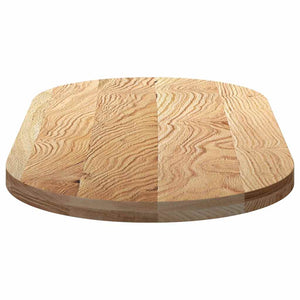Bordplate 120x60x4 cm oval heltre eik