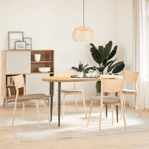 Bordplate 140x60x4 cm oval heltre eik