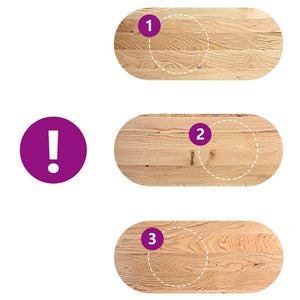 Bordplate 140x60x4 cm oval heltre eik