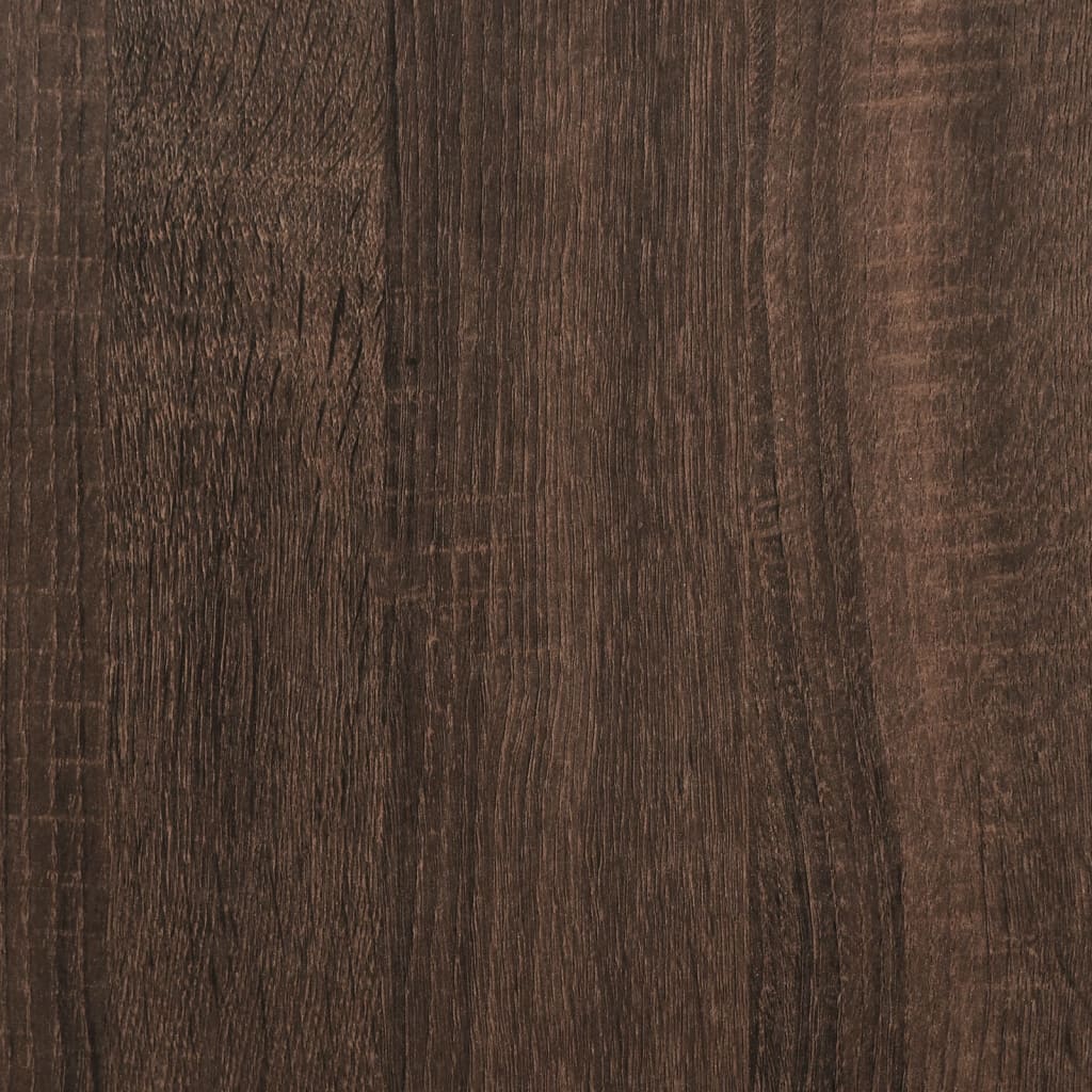 Kommode brun eik 91x35,5x74,5 cm konstruert tre