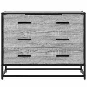 Kommode grå sonoma 70x41x56 cm konstruert tre