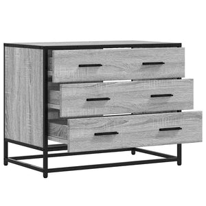 Kommode grå sonoma 70x41x56 cm konstruert tre