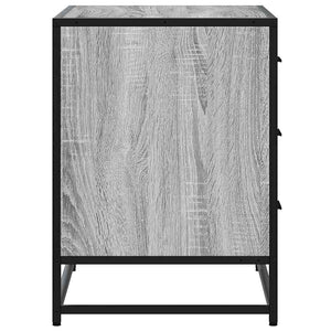 Kommode grå sonoma 70x41x56 cm konstruert tre