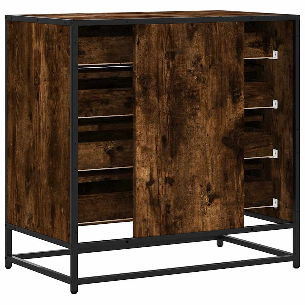 Kommode røkt eik 70x41x70 cm konstruert tre
