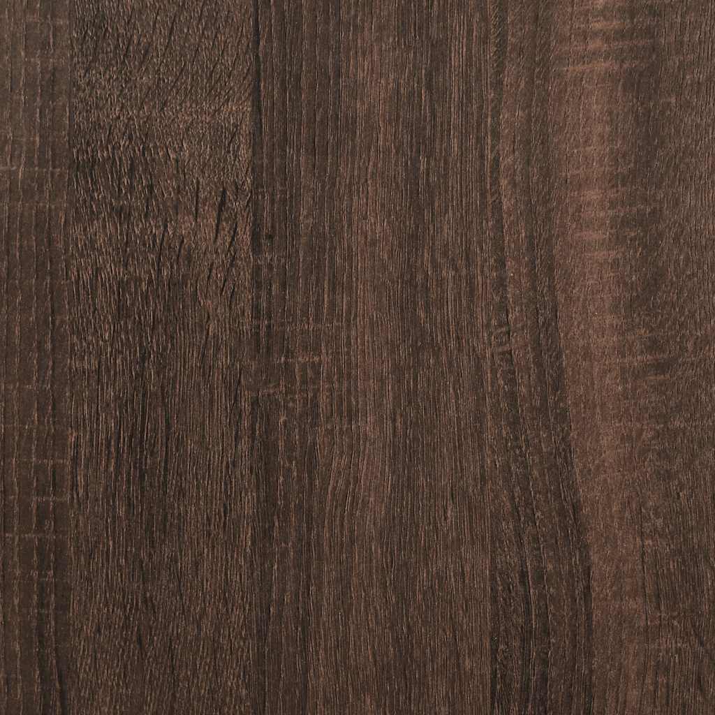 Kommode brun eik 70x41x70 cm konstruert tre