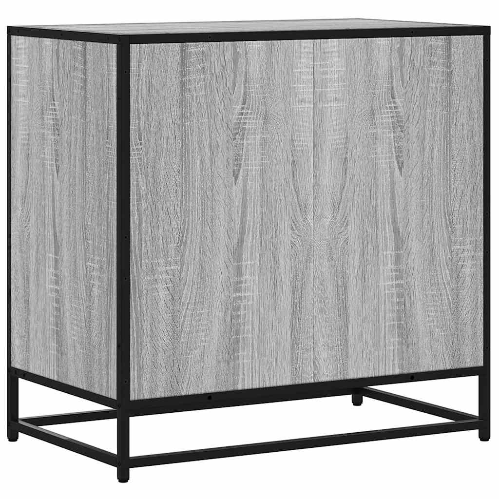 Kommode grå sonoma 70x41x70 cm konstruert tre