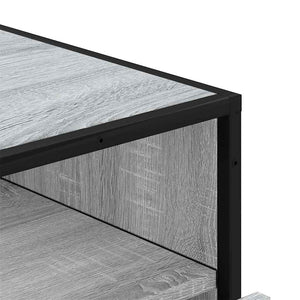 Kommode grå sonoma 70x41x70 cm konstruert tre