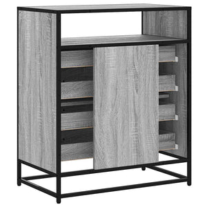 Kommode grå sonoma 70x41x83,5 cm konstruert tre
